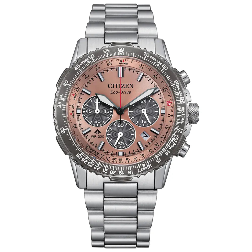 Citizen Promaster Navihawk CA4664-60X Copper Dial 40mm Stainless Steel Men's Watch