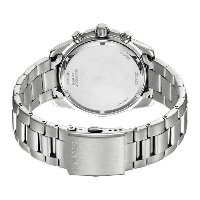 Citizen Quartz Chronograph AN8200-50X Peach Dial 46.4mm Stainless Steel Men's Watch