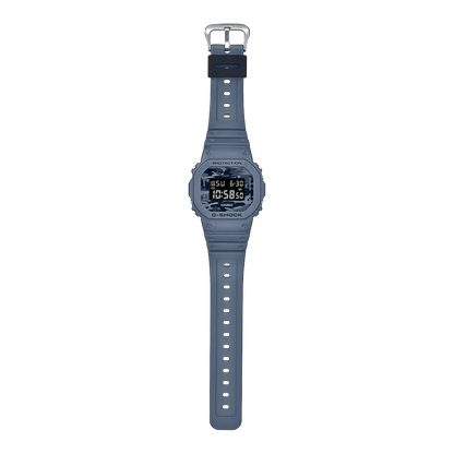 Casio G-Shock Camouflage DW-5600CA-2DR Blue Dial Resin Men's Watch
