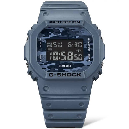 Casio G-Shock Camouflage DW-5600CA-2DR Blue Dial Resin Men's Watch