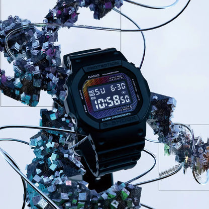 Casio G-Shock DW-5600RW-1D Black Dial Resin Men's Watch