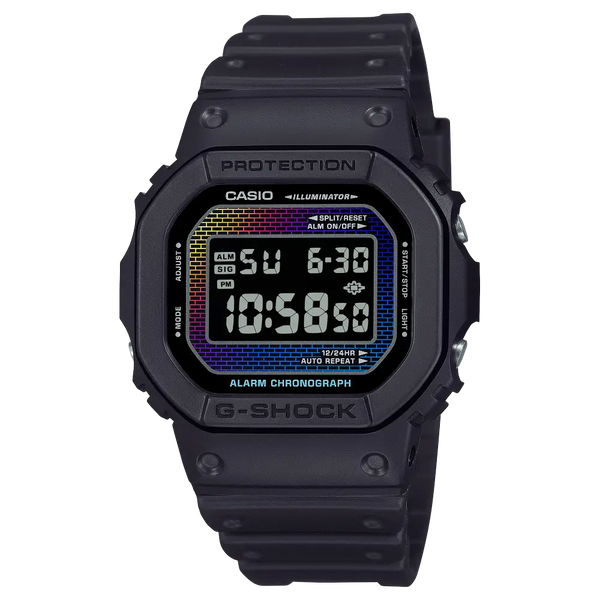 Casio G-Shock DW-5600RW-1D Black Dial Resin Men's Watch