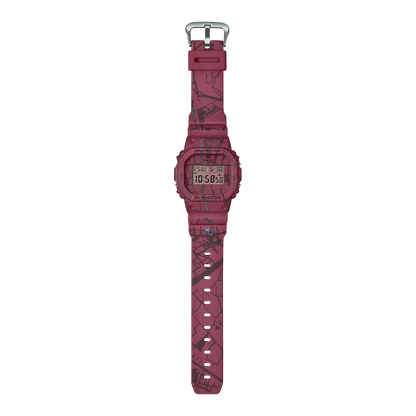 Casio G-Shock Digital DW-5600SBY-4DR Red Dial Resin Men's Watch