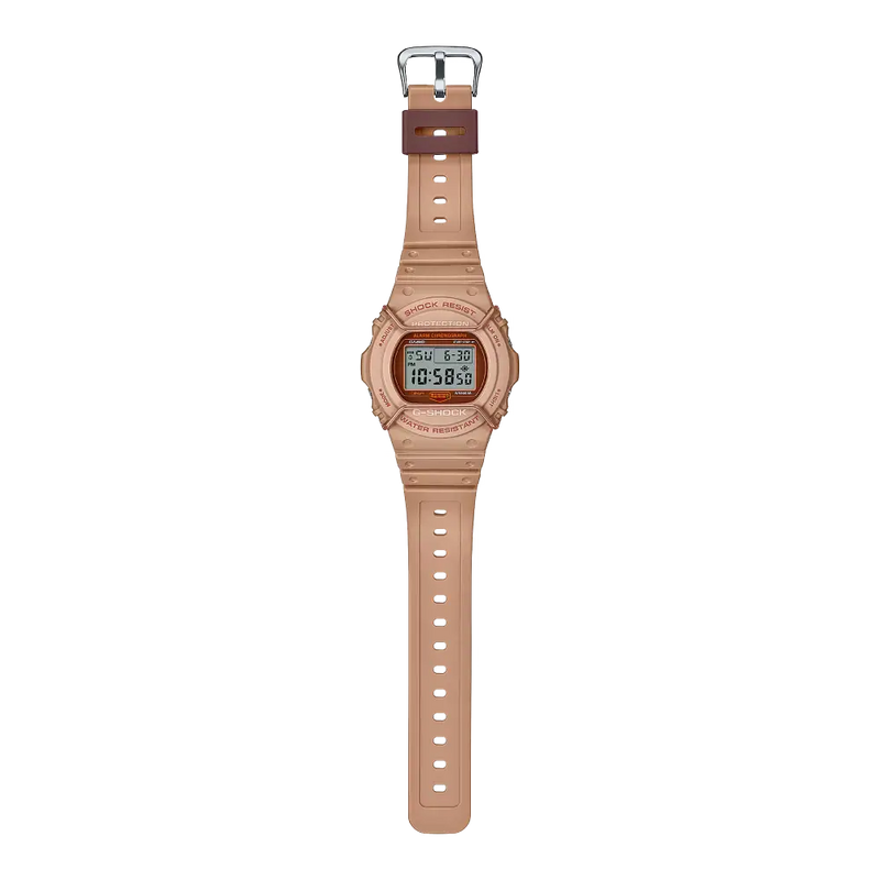 Casio G-Shock Casual DW-5700PT-5DR Brown Dial Resin Men's Watch detail view