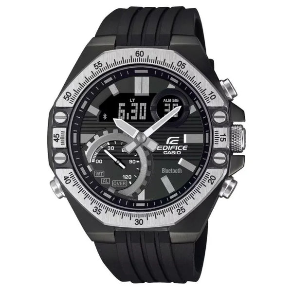 Casio Edifice Smartphone Link ECB-10TP-1ADF Black Dial Stainless Steel Men's Watch