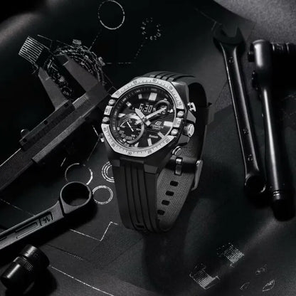 Casio Edifice Smartphone Link ECB-10TP-1ADF Black Dial Stainless Steel Men's Watch