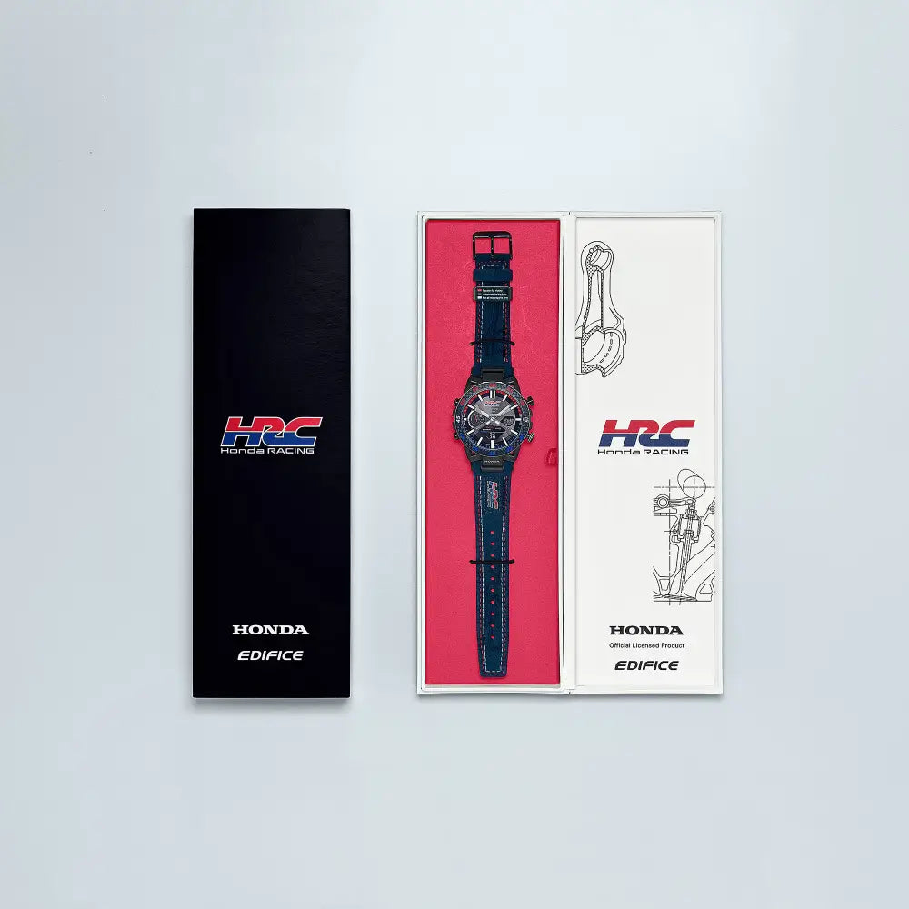 Casio Edifice Sospensione Honda Racing Collab ECB-2000HR-1ADR Black Dial 47.8mm Stainless Steel Men's Watch