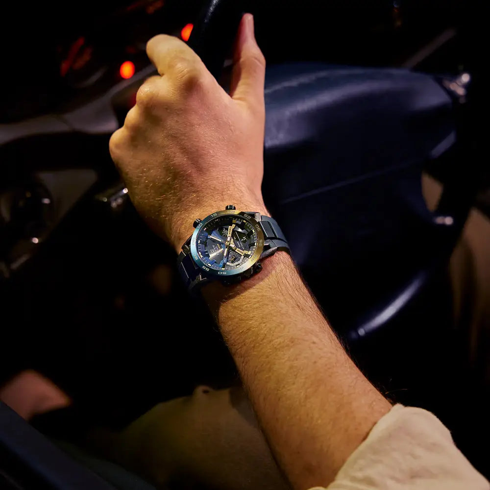 Casio Edifice Smartphone Link ECB-2000NP-1A Black Dial 47.8mm Stainless Steel Case Men's Watch