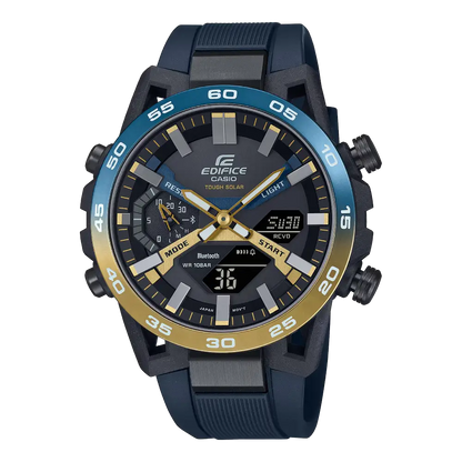 Casio Edifice Smartphone Link ECB-2000NP-1A Black Dial 47.8mm Stainless Steel Case Men's Watch