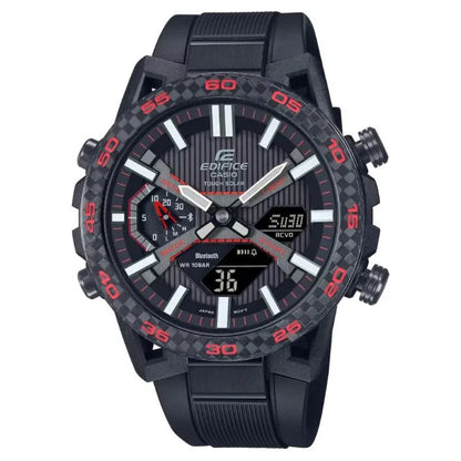 Casio Edifice Smartphone Link ECB-2000PB-1ADF Black Dial Stainless Steel Men's Watch