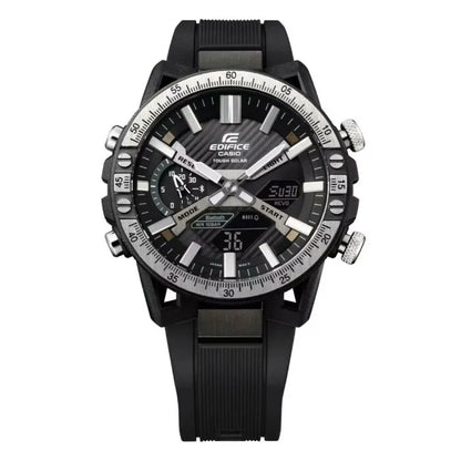 Casio Edifice Smartphone Link ECB-2000TP-1ADF Black Dial Stainless Steel Men's Watch