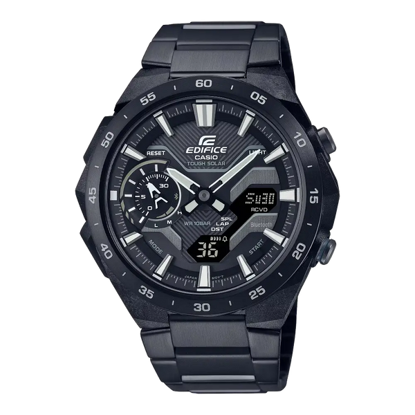 Casio Edifice ECB-2200DC-1ADF Black Dial 48.2mm Stainless Steel Men's Watch