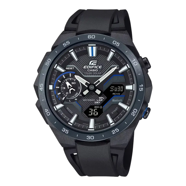 Casio Edifice Smartphone Link Windflow ECB-2200PB-1ADF Black Dial Stainless Steel Men's Watch
