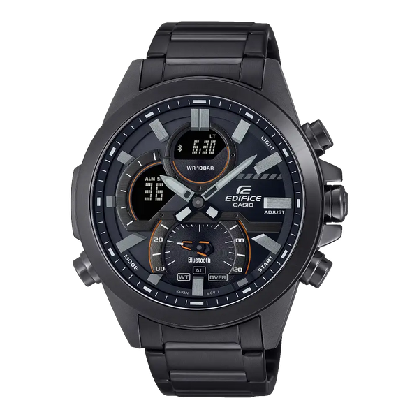 Casio Edifice Smartphone Link ECB-30DC-1ADF Black Dial Stainless Steel Men's Watch
