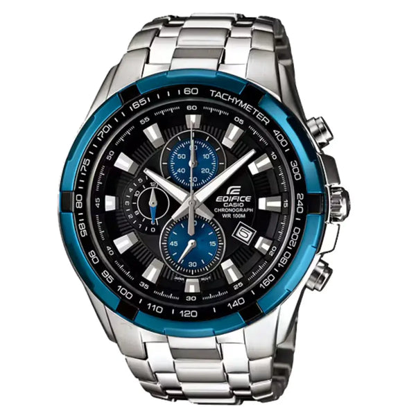 Casio Edifice Standard Chronograph EF-539D-1A2VUDF Black Dial Stainless Steel Men's Watch