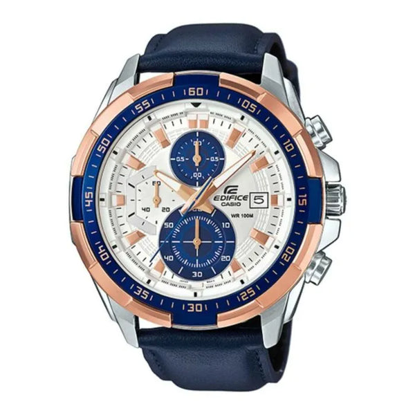 Casio Edifice Standard Chronograph EFR-539L-7CVUDF White Dial Stainless Steel Men's Watch