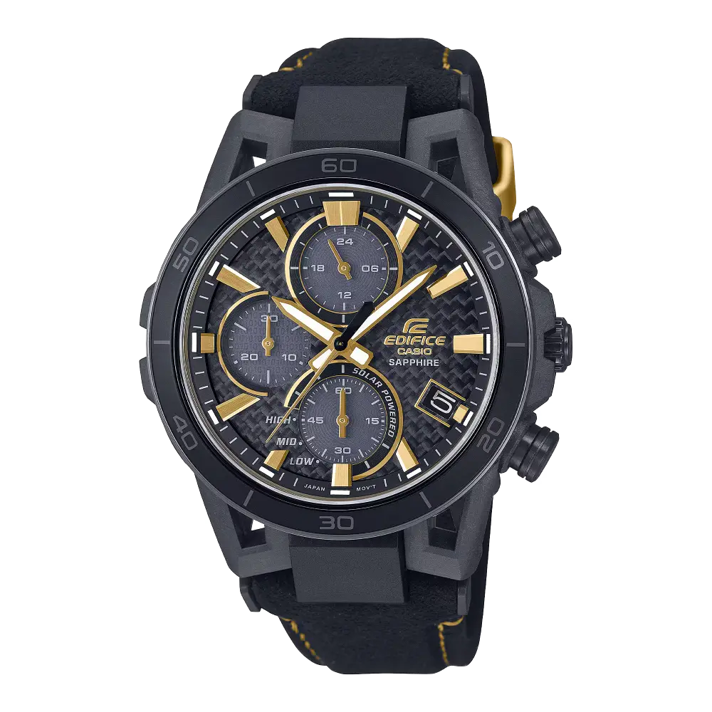 Casio Edifice Sospensione 50th Anniversary EFS-S640ZE-1ADR Black Dial Stainless Steel Men's Watch