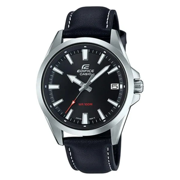 Casio Edifice Analog EFV-100L-1AVUDF Black Dial 42mm Stainless Steel Men's Watch