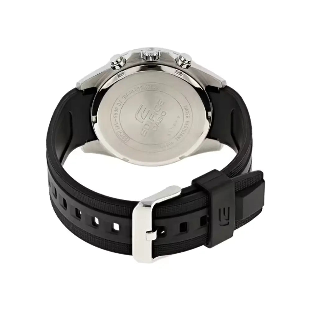 Casio Edifice Standard Chronograph EFV-550P-1AVUDF Black Dial 47mm Stainless Steel Men's Watch