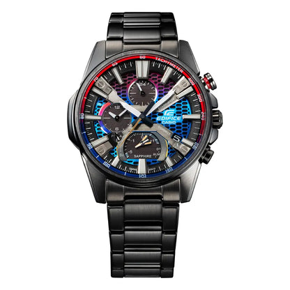 Casio Edifice Smartphone Link EQB-1200HG-1ADR Black Dial Stainless Steel Men's Watch
