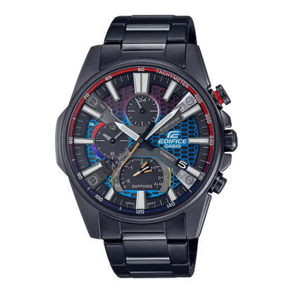 Casio Edifice Smartphone Link EQB-1200HG-1ADR Black Dial Stainless Steel Men's Watch