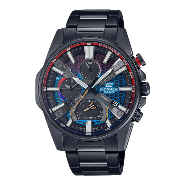 Casio Edifice Smartphone Link EQB-1200HG-1ADR Black Dial Stainless Steel Men's Watch