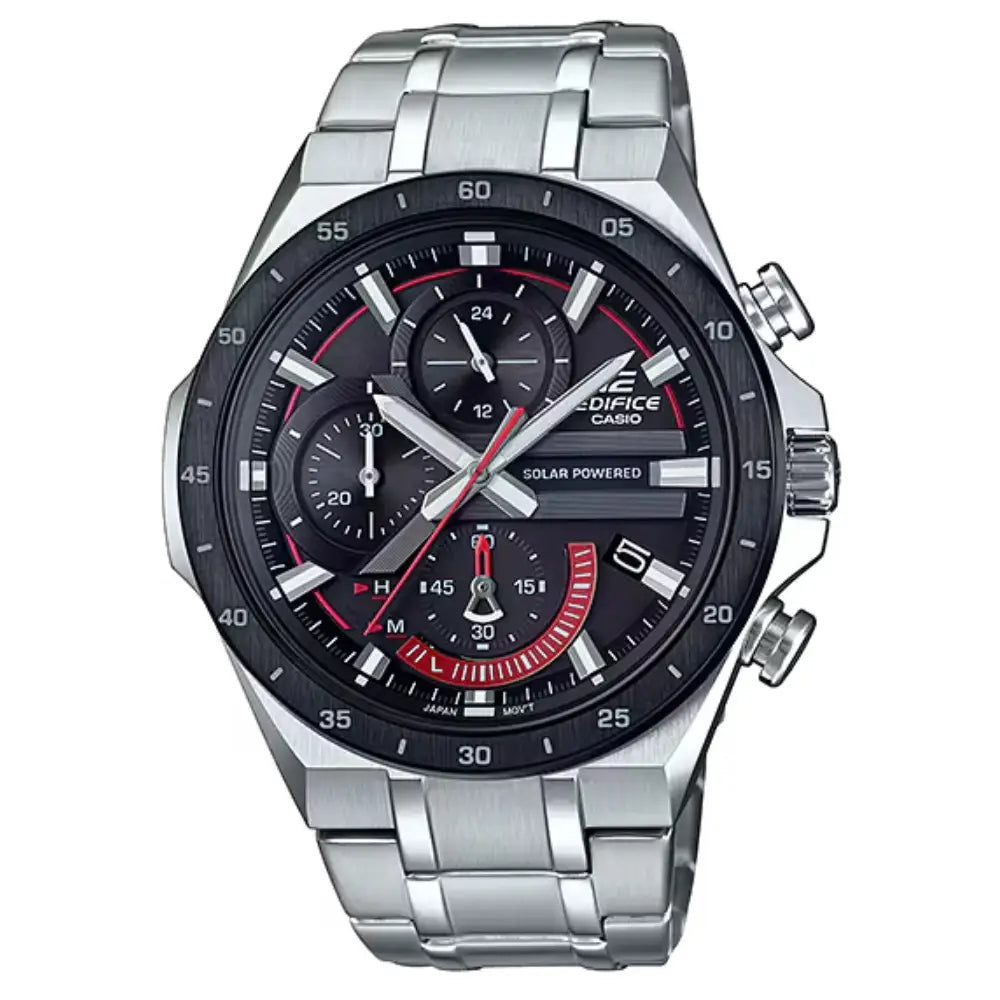 Casio Edifice EQS-920DB-1AVUDF Black Dial Stainless Steel Men's Watch