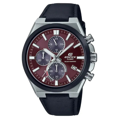Casio Edifice Solar-Powered Chronograph EQS-950BL-5AVUDF Brown Dial 44mm  Stainless Steel Men's Watch