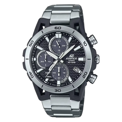 Casio Edifice Sospensione Chronograph EQS-960D-1AVUDF Black Dial Stainless Steel Men's Watch