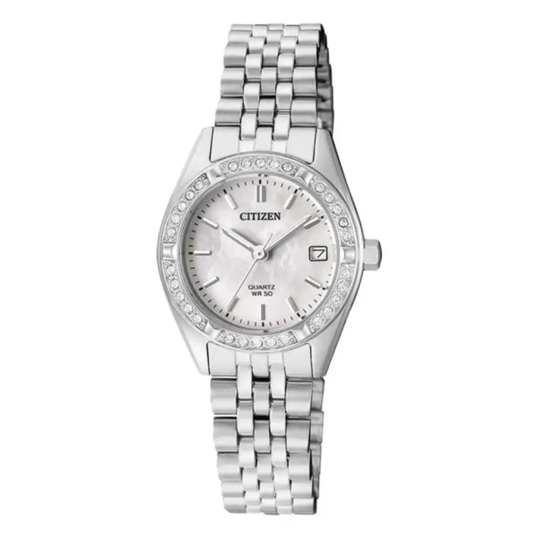 Citizen Quartz EU6060-55D Mother-of-Pearl Dial Stainless Steel Women's Watch