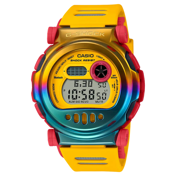 Casio G-Shock G-B001MVE-9D Yellow Dial Resin Men's Watch