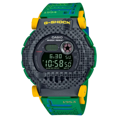 Casio G-Shock Capping Digital G-B001RG-3DR Yellow Dial Resin Men's Watch