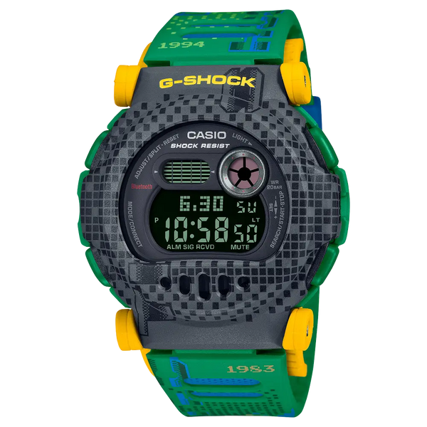 Casio G-Shock Capping Digital G-B001RG-3DR Yellow Dial Resin Men's Watch