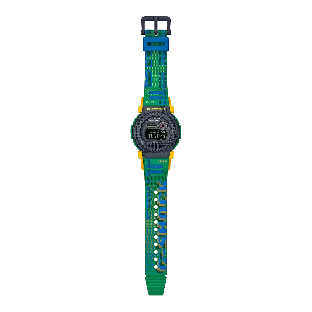 Casio G-Shock Capping Digital G-B001RG-3DR Yellow Dial Resin Men's Watch