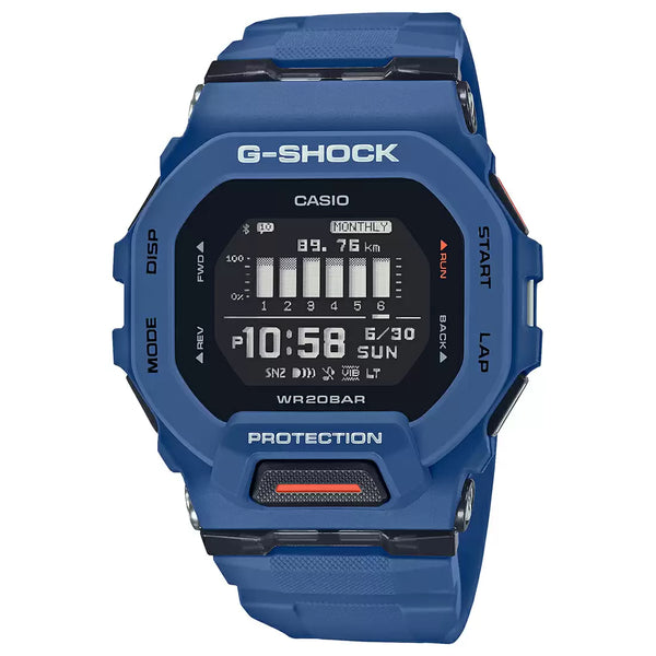 Casio G-Shock G-Squad GBD-200-2DR Black Dial Resin Men's Watch