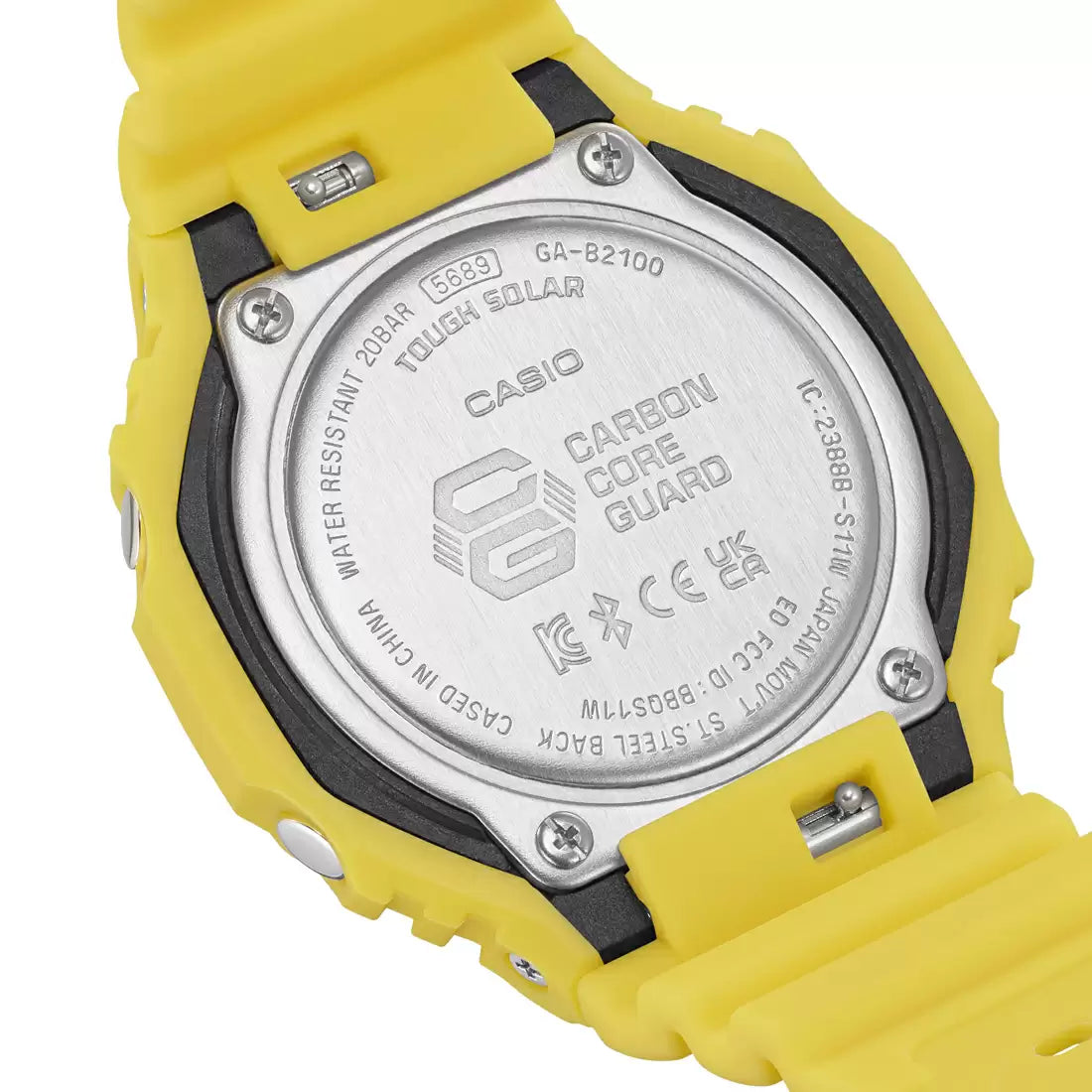 Casio G-Shock Analog Digital GA-B2100C-9ADR Black Dial Resin Men's Watch