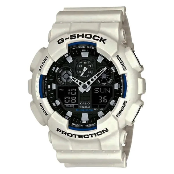 Casio G-Shock Casual GA-100B-7ADR Black Dial Resin Men's Watch