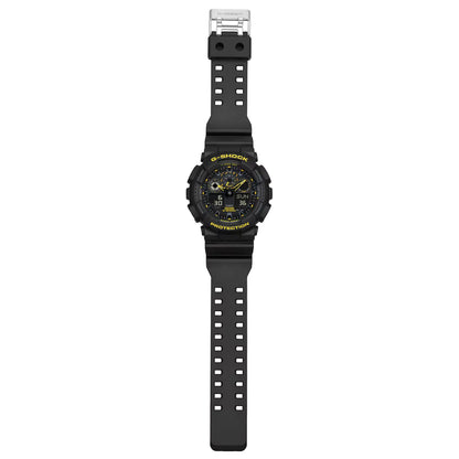 Casio G-Shock GA-100CY-1ADR Black Dial Resin Strap Men's Watch