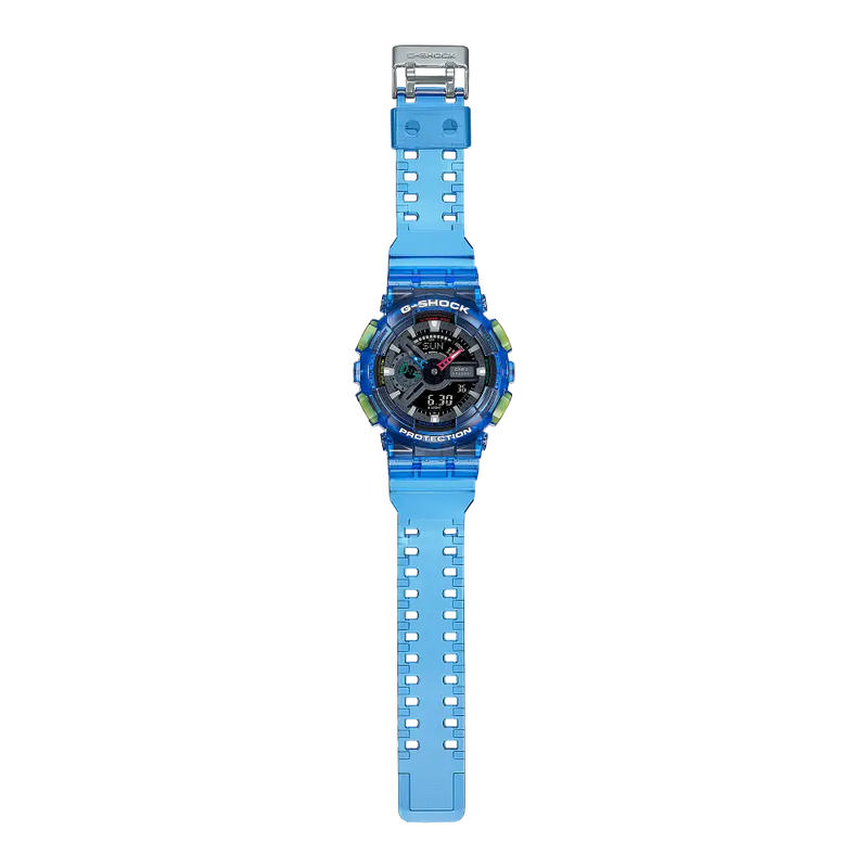 Casio G-Shock Analog Digital GA-110JT-2ADR Black Dial Resin Men's Watch detail view