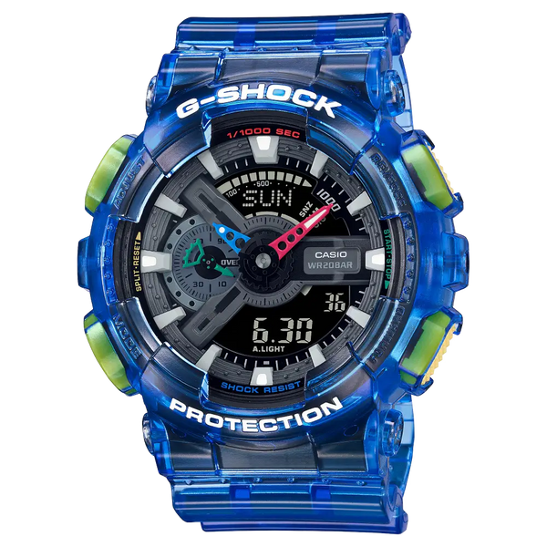 Casio G-Shock Analog Digital GA-110JT-2ADR Black Dial Resin Men's Watch