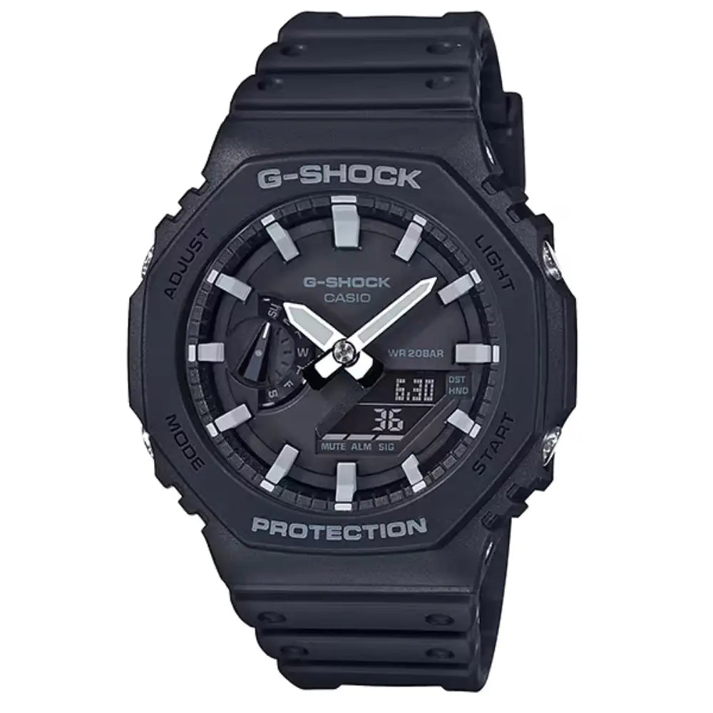 Casio G-Shock Casual GA-2100-1ADR Black Dial Resin Men's Watch