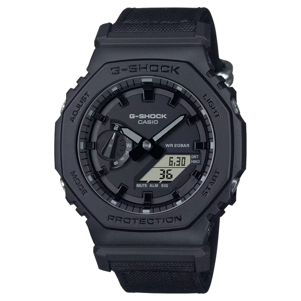 Casio G-Shock Analog Digital GA-2100BCE-1ADR Black Dial Carbon Men's Watch