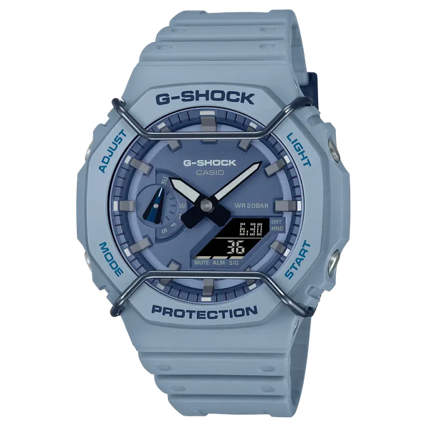 Casio G-Shock Casual GA-2100PT-2ADR Blue Dial Resin Men's Watch