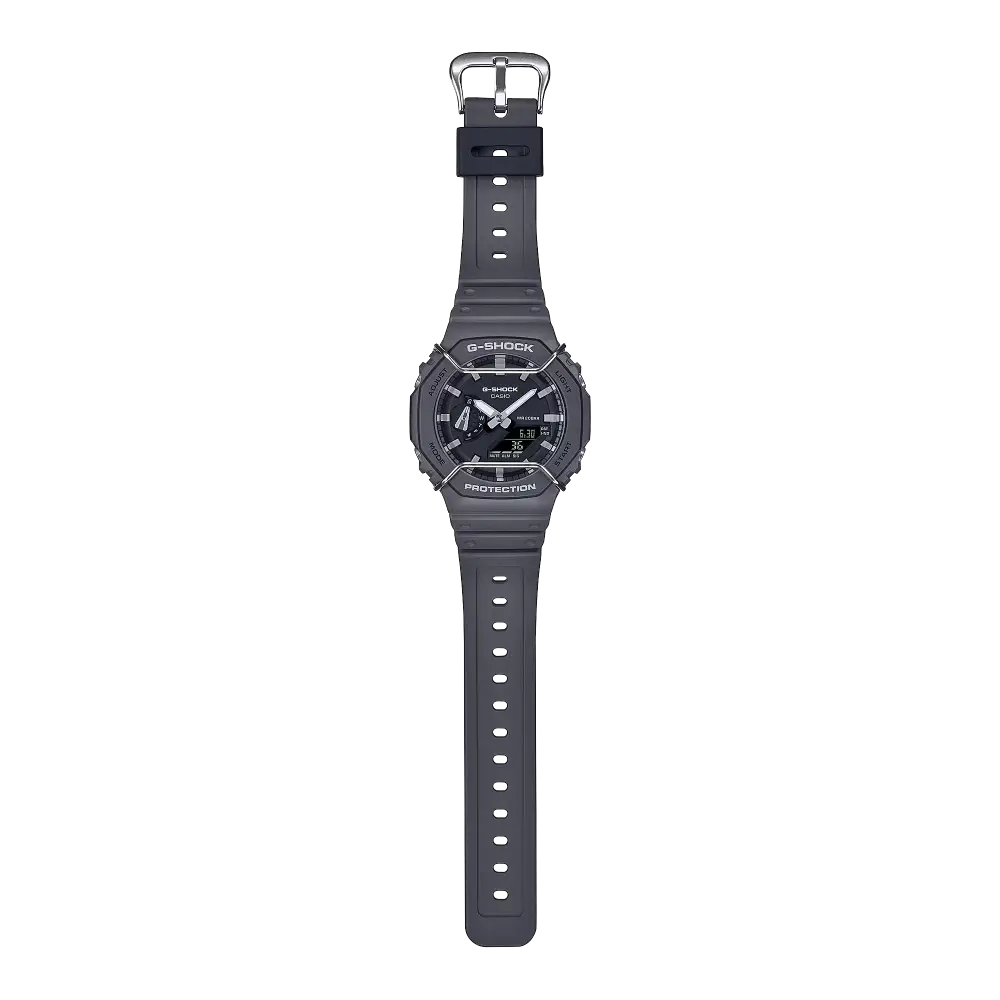 Casio G-Shock Tone-On-Tone GA-2100PTS-8ADR Grey Dial Resin Men's Watch