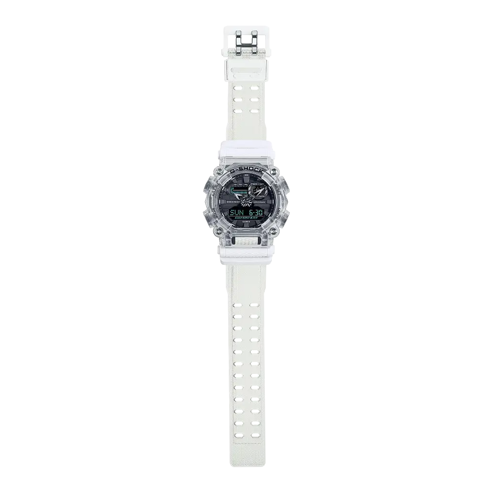 Casio G-Shock Analog Digital GA-900SKL-7ADR Transparent Case Resin Men's Watch