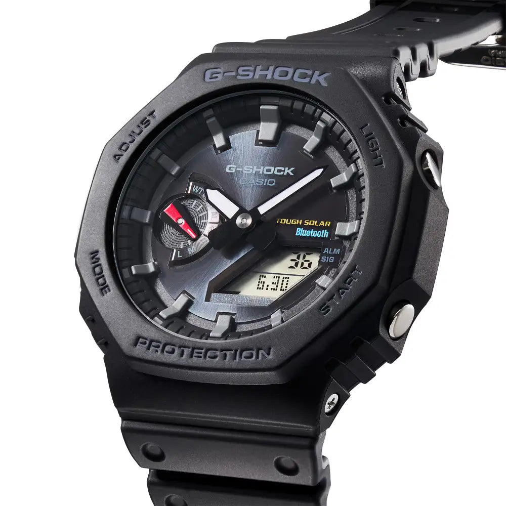 Casio G-Shock Analog Digital GA-B2100-1ADR Black Dial Resin Men's Watch