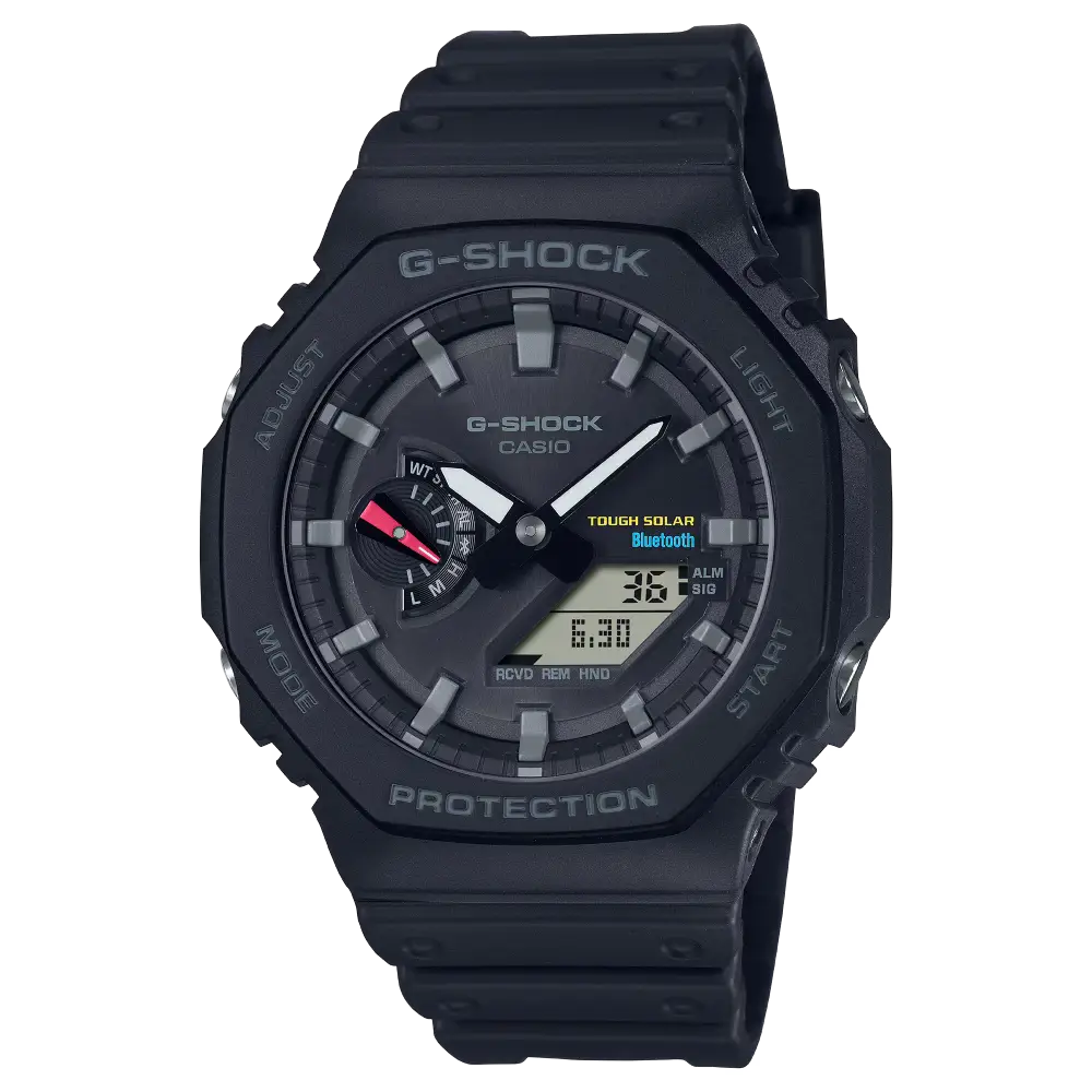Casio G-Shock Analog Digital GA-B2100-1ADR Black Dial Resin Men's Watch