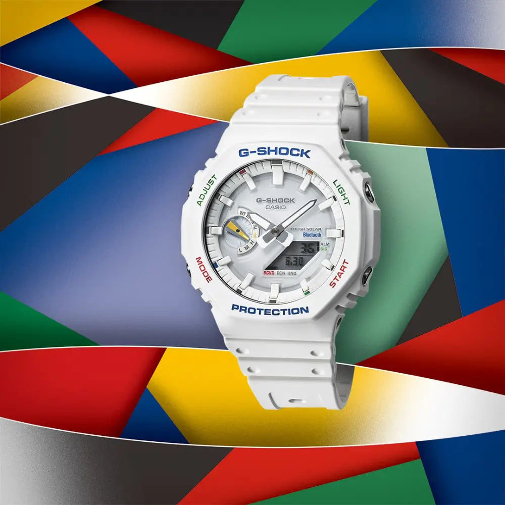 Casio G-Shock Casual GA-B2100FC-7ADR White Dial Resin Men's Watch