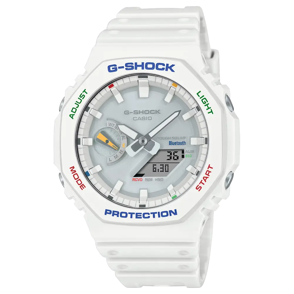 Casio G-Shock Casual GA-B2100FC-7ADR White Dial Resin Men's Watch