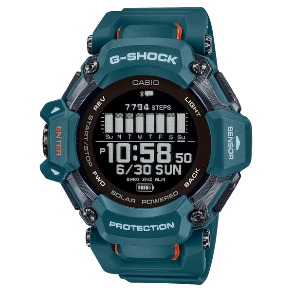 Casio G-Shock Digital GBD-H2000-2DR Black Dial Resin Men's Watch